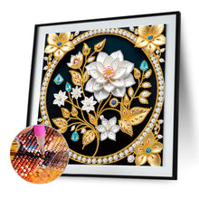 Load image into Gallery viewer, Flowers 30*30CM(Canvas) Partial Special Shaped Drill Diamond Painting
