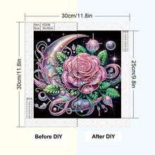 Load image into Gallery viewer, Flowers 30*30CM(Canvas) Partial Special Shaped Drill Diamond Painting
