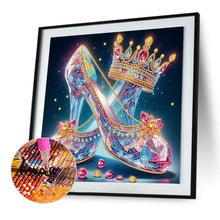 Load image into Gallery viewer, Crystal High Heels 30*30CM(Canvas) Partial Special Shaped Drill Diamond Painting
