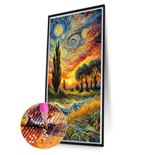 Load image into Gallery viewer, Van Gogh Wheat Field 40*70CM(Picture) Full AB Round Drill Diamond Painting

