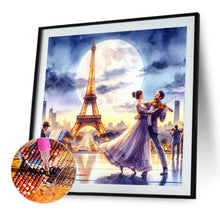 Load image into Gallery viewer, Dancing Under The Eiffel Tower 40*40CM(Canvas) Full Round Drill Diamond Painting
