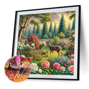 Natural Scenery 50*50CM(Canvas) Full Round Drill Diamond Painting