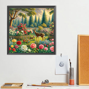 Natural Scenery 50*50CM(Canvas) Full Round Drill Diamond Painting