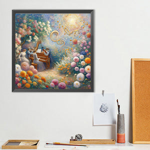 Concert In The Garden 50*50CM(Canvas) Full Round Drill Diamond Painting