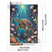 Load image into Gallery viewer, Marine Animals 30*40CM(Canvas) Partial Special Shaped Drill Diamond Painting
