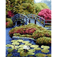 Load image into Gallery viewer, Scenery Of Small Bridge 40*50CM(Canvas) Full Round Drill Diamond Painting
