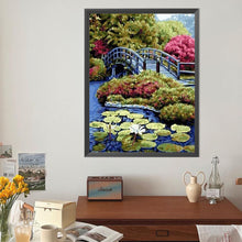 Load image into Gallery viewer, Scenery Of Small Bridge 40*50CM(Canvas) Full Round Drill Diamond Painting
