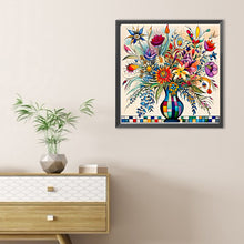 Load image into Gallery viewer, Abstract Flower 30*30CM(Canvas) Full Round Drill Diamond Painting
