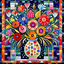Load image into Gallery viewer, Abstract Flower 30*30CM(Canvas) Full Round Drill Diamond Painting
