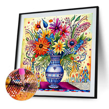 Load image into Gallery viewer, Abstract Flower 30*30CM(Canvas) Full Round Drill Diamond Painting
