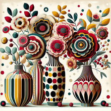 Load image into Gallery viewer, Abstract Flower 30*30CM(Canvas) Full Round Drill Diamond Painting
