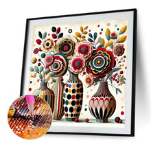 Load image into Gallery viewer, Abstract Flower 30*30CM(Canvas) Full Round Drill Diamond Painting
