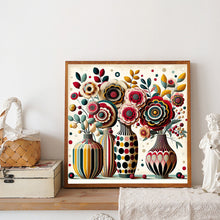 Load image into Gallery viewer, Abstract Flower 30*30CM(Canvas) Full Round Drill Diamond Painting
