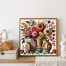 Load image into Gallery viewer, Abstract Flower 30*30CM(Canvas) Full Round Drill Diamond Painting
