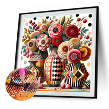 Load image into Gallery viewer, Abstract Flower 30*30CM(Canvas) Full Round Drill Diamond Painting
