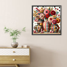 Load image into Gallery viewer, Abstract Flower 30*30CM(Canvas) Full Round Drill Diamond Painting
