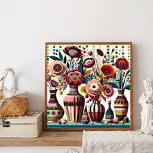 Load image into Gallery viewer, Abstract Flower 30*30CM(Canvas) Full Round Drill Diamond Painting
