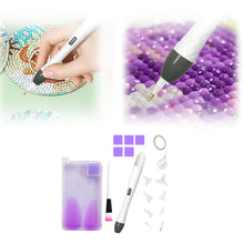 Load image into Gallery viewer, 18Pcs/Set 5D DIY Diamond Drill Pen Set with Light for DIY Arts Crafts (White)
