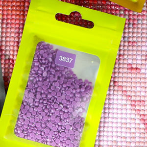 50pcs DIY Diamond Painting Tools Self Adhesive Bags for Craft Supplies (Green)