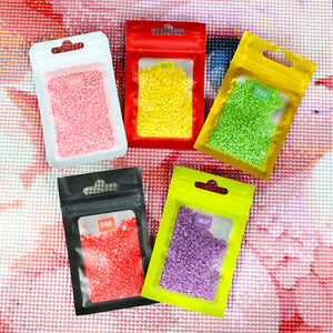 50pcs DIY Diamond Painting Tools Self Adhesive Bags for Craft Supplies (Green)