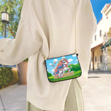 Load image into Gallery viewer, Colorful Pattern Diamond Painting Coin Chain Purse 5D Diamond Handmade Chain Bag
