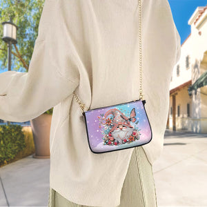 Colorful Pattern Diamond Painting Coin Chain Purse 5D Diamond Handmade Chain Bag