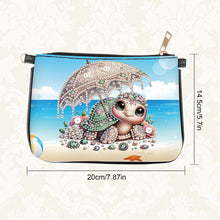 Load image into Gallery viewer, Colorful Pattern Diamond Painting Coin Chain Purse 5D Diamond Handmade Chain Bag
