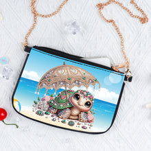 Load image into Gallery viewer, Colorful Pattern Diamond Painting Coin Chain Purse 5D Diamond Handmade Chain Bag
