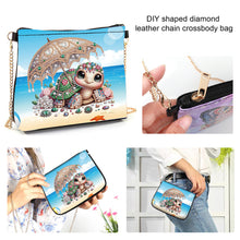 Load image into Gallery viewer, Colorful Pattern Diamond Painting Coin Chain Purse 5D Diamond Handmade Chain Bag
