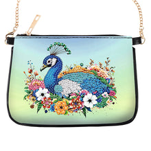 Load image into Gallery viewer, Colorful Pattern Diamond Painting Coin Chain Purse 5D Diamond Handmade Chain Bag
