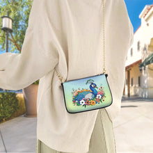 Load image into Gallery viewer, Colorful Pattern Diamond Painting Coin Chain Purse 5D Diamond Handmade Chain Bag
