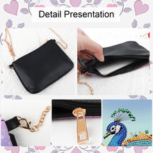 Load image into Gallery viewer, Colorful Pattern Diamond Painting Coin Chain Purse 5D Diamond Handmade Chain Bag
