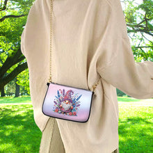 Load image into Gallery viewer, Colorful Pattern Diamond Painting Coin Chain Purse 5D Diamond Handmade Chain Bag
