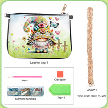 Load image into Gallery viewer, Colorful Pattern Diamond Painting Coin Chain Purse 5D Diamond Handmade Chain Bag
