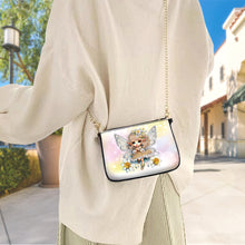 Load image into Gallery viewer, Colorful Pattern Diamond Painting Coin Chain Purse 5D Diamond Handmade Chain Bag
