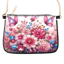 Load image into Gallery viewer, Colorful Pattern Diamond Painting Coin Chain Purse 5D Diamond Handmade Chain Bag
