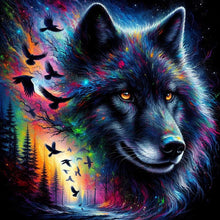 Load image into Gallery viewer, Wolf 40*40CM(Canvas) Full Round Drill Diamond Painting
