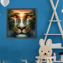 Load image into Gallery viewer, Tiger 40*40CM(Canvas) Full Round Drill Diamond Painting
