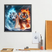 Load image into Gallery viewer, Tiger 40*40CM(Canvas) Full Round Drill Diamond Painting
