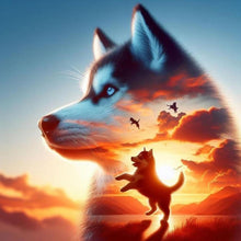 Load image into Gallery viewer, Dog 40*40CM(Canvas) Full Round Drill Diamond Painting
