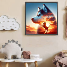 Load image into Gallery viewer, Dog 40*40CM(Canvas) Full Round Drill Diamond Painting
