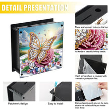 Load image into Gallery viewer, Wooden Beautiful Pattern Diamond Painting Change Holder Case Ornament for Adults
