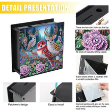 Load image into Gallery viewer, Wooden Beautiful Pattern Diamond Painting Change Holder Case Ornament for Adults
