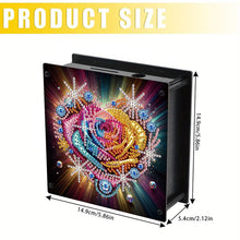 Load image into Gallery viewer, Wooden Beautiful Pattern Diamond Painting Change Holder Case Ornament for Adults
