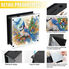 Load image into Gallery viewer, Wooden Beautiful Pattern Diamond Painting Change Holder Case Ornament for Adults

