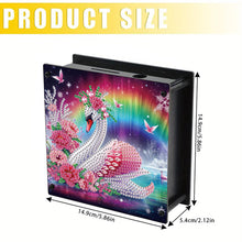 Load image into Gallery viewer, Wooden Beautiful Pattern Diamond Painting Change Holder Case Ornament for Adults
