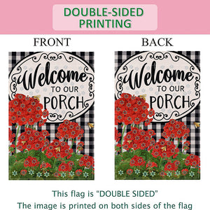 Spring Tulip 5D DIY Diamond Outdoor Flags Double Sided Diamond Art Vertical Flag