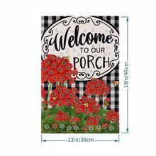 Load image into Gallery viewer, Spring Tulip 5D DIY Diamond Outdoor Flags Double Sided Diamond Art Vertical Flag
