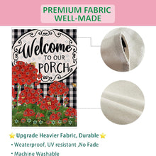 Load image into Gallery viewer, Spring Tulip 5D DIY Diamond Outdoor Flags Double Sided Diamond Art Vertical Flag

