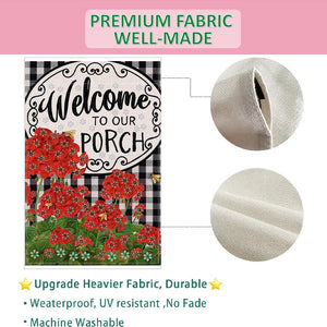 Spring Tulip 5D DIY Diamond Outdoor Flags Double Sided Diamond Art Vertical Flag